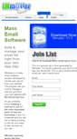 Mobile Screenshot of immailer.snidge.com